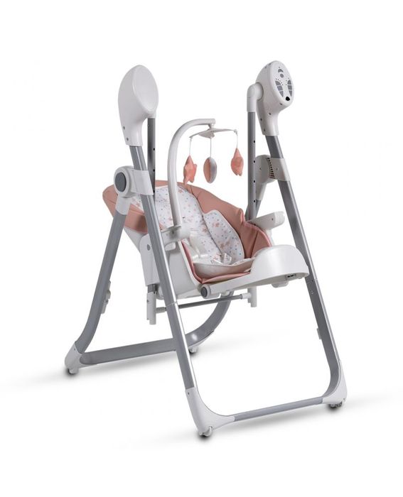 Стол за хранене-люлка Cangaroo - Pudding 2 в 1, розов