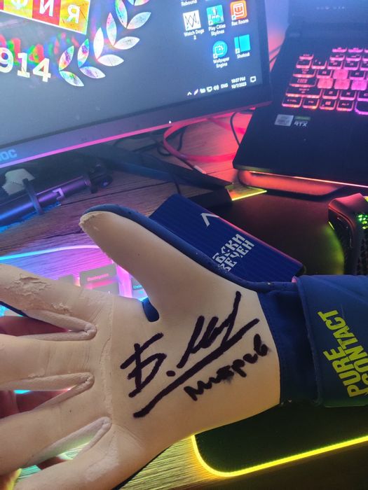 Ръкавица на Божидар Митрев