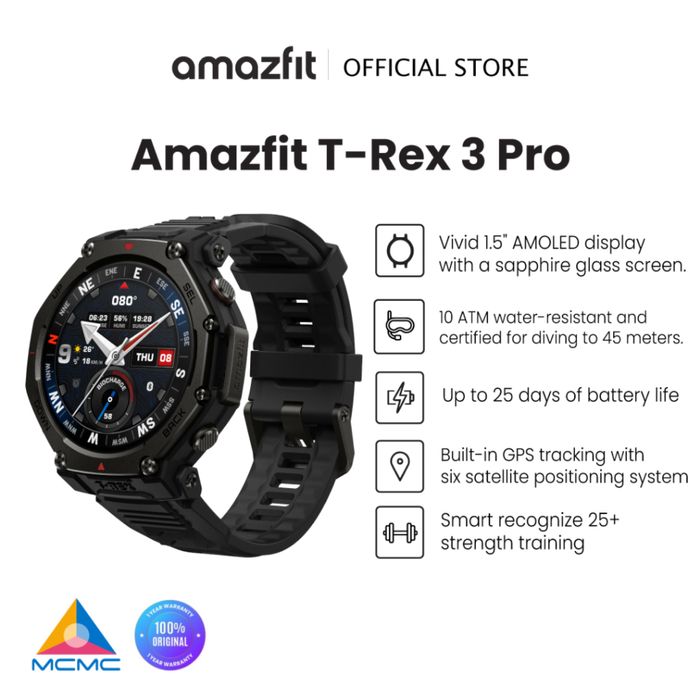 Новый Amazfit T Rex 3 Pro 44mm 48mm New 2026 • Часы •