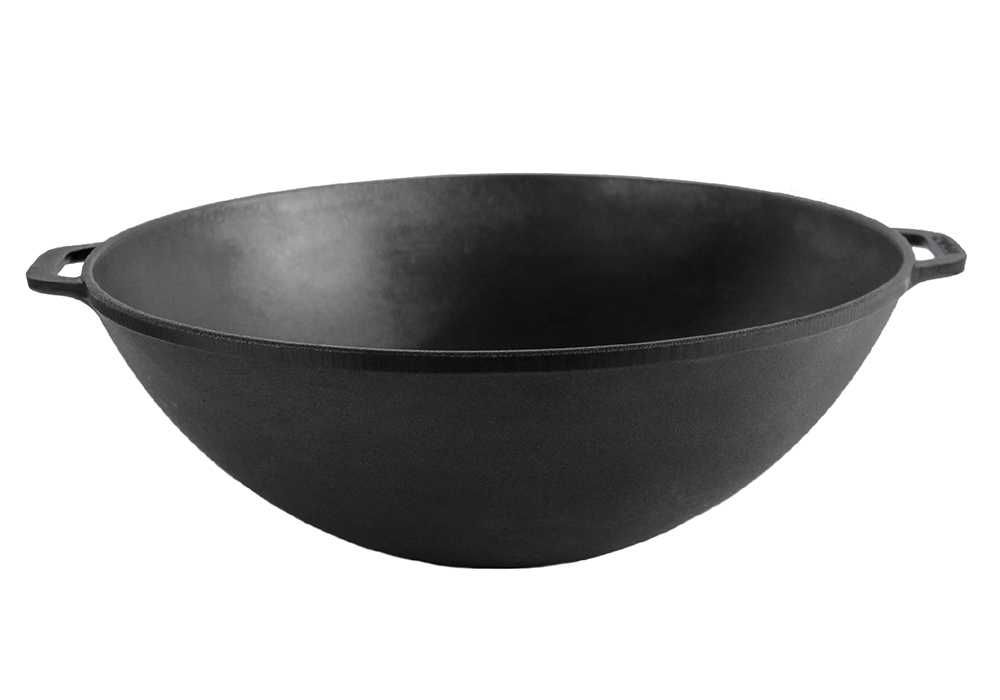 Чугунен УОК тиган (тенджера) с две лети дръжки, 3.7 л-12 л