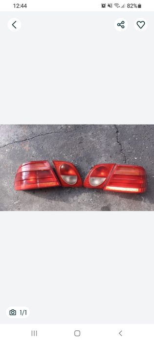 Задние фанари на Мерседес Е класса