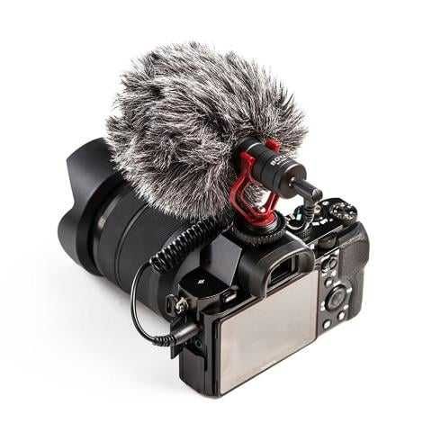 Microfon stereo Boya BY-MM1 ,ca nou,accesorii