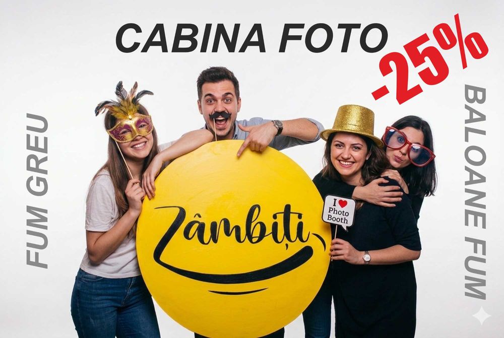 Cabina foto :-) 25% REDUCERE !!! Nunta / Botez / Evenimente
