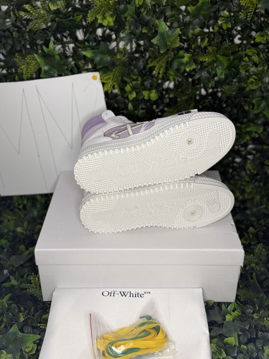 Adidasi/Sneakers off white purple and white off court 3.0