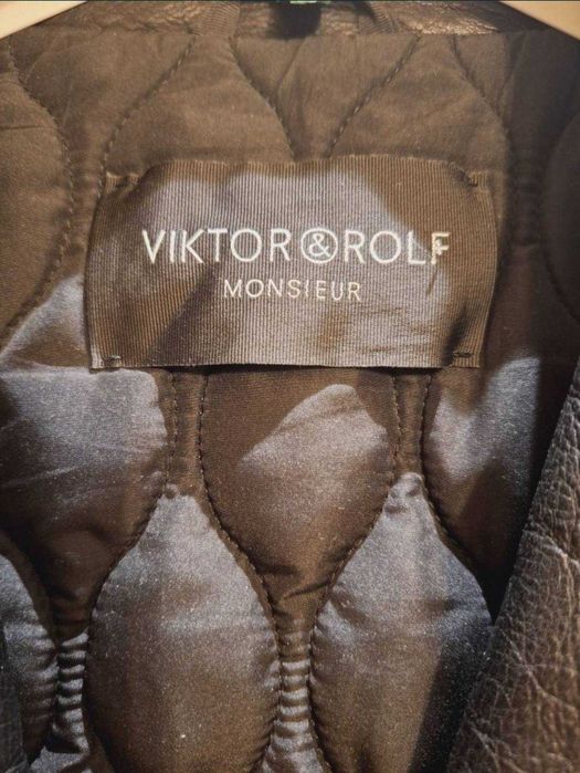 Viktor & Rolf оригинално яке от естествена кожа