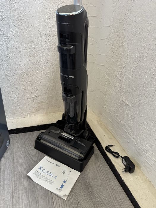 Безжична Вертикална Прахосмукачка за Сухо и Мокро Rowenta X-Clean 4 GZ5037WO 200W и Самопочистване!