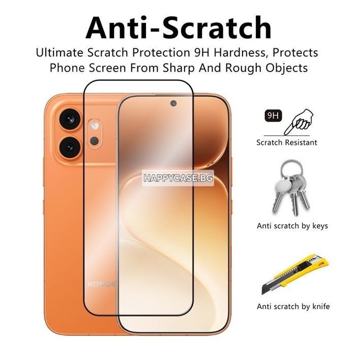 Honor 600 Pro / 600 / 600 Lite / OG Premium Full Glue Стъклен протектор за екран с цяло лепило
