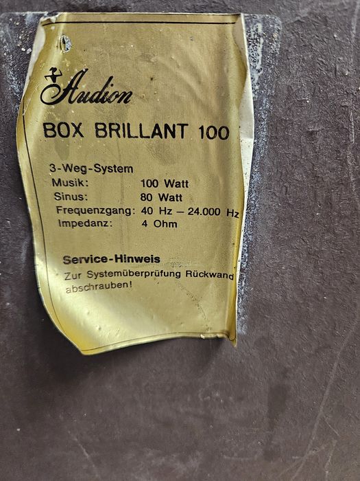 Boxe Box brillant100