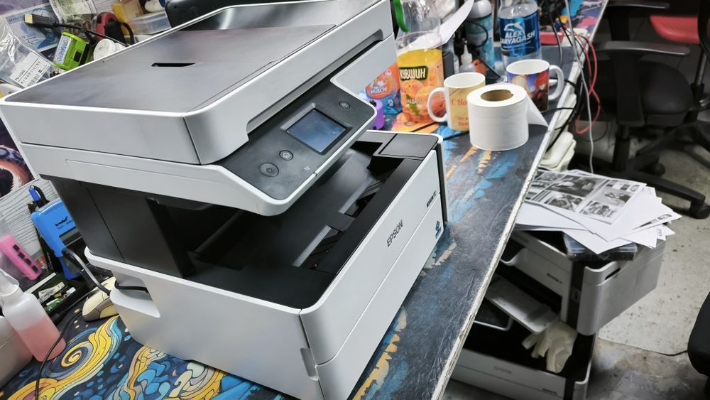 МФУ Epson M3170  черо белый