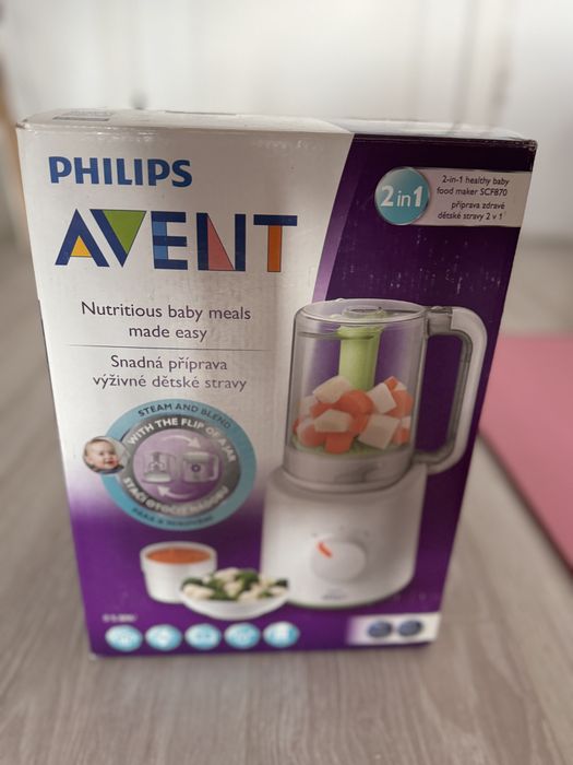 Пароварка блендер avent