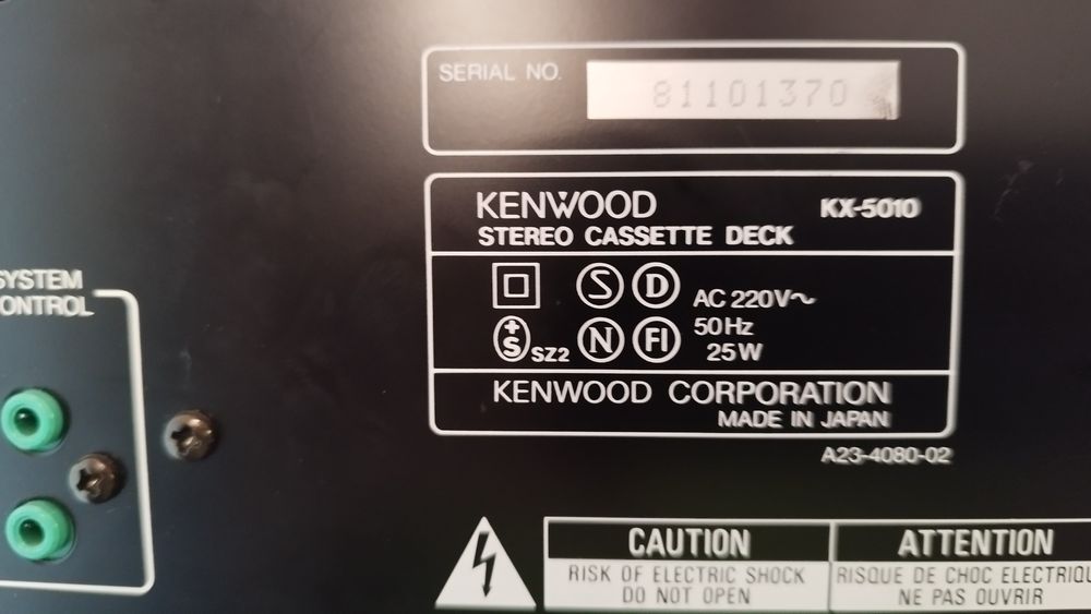 Deck Kenwood  KX 5010