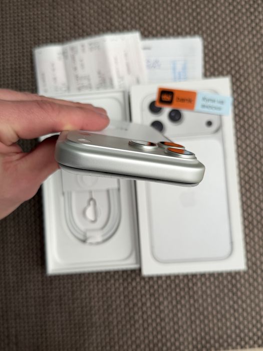 КАТО НОВ!*41€/м iPhone 17 Pro Max*Silver*ЛИЗИНГ TBI айфон 17 про макс 2г Гар!