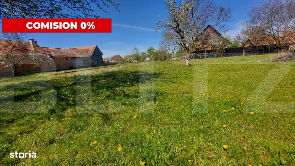 Teren intravilan 2200 mp in Bicfalau I 30 m front stradal I Utilitati