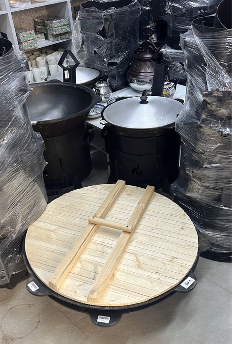 Казан Чугунный Наманганский Ошак Печь