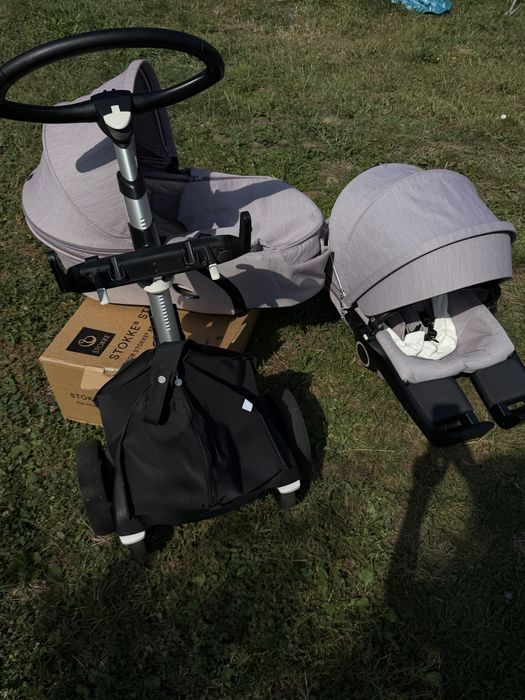 Carut Stokke  V6 , 2 in 1  xplory ,full - Brushed liliac