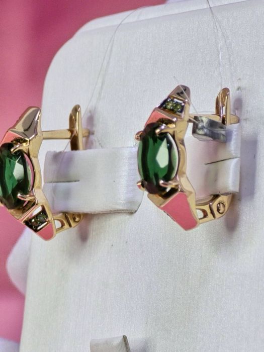 Золото 585  Серьги