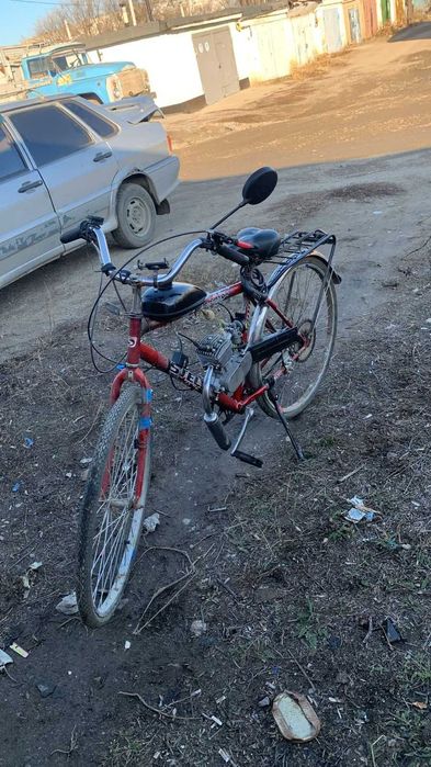 Продам вело мопед бу