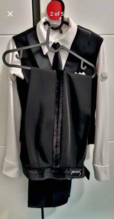 Pantaloni+ body+vesta dans sportiv