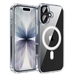 Прозрачен magsafe кейс за apple iphone 17