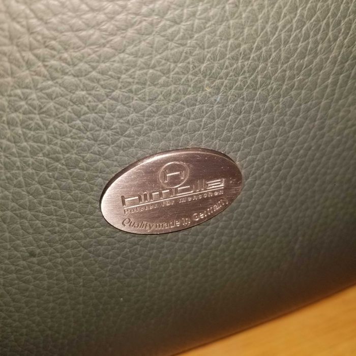 Canapea/Colțar Himolla din piele verde  | Fabricată în Germania