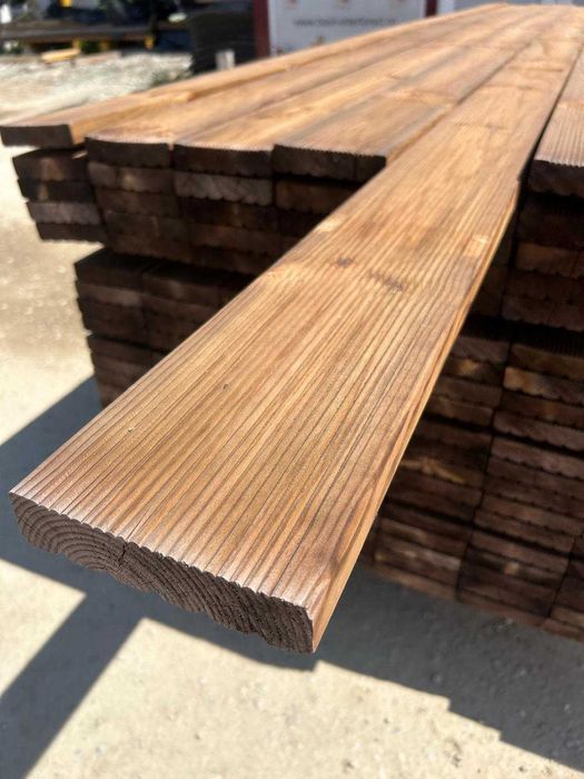 DECK Impregnat in autoclava |  Pin Nordic Finlanda |  32 × 144 × 4500 mm | doua fete profilate | STOC NOU DISPONIBIL