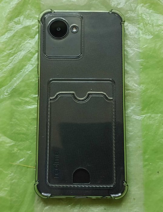 REALME C30 + чехол, зарядка, кабель