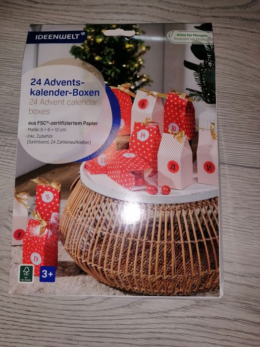Calendar Advent din carton - DYI