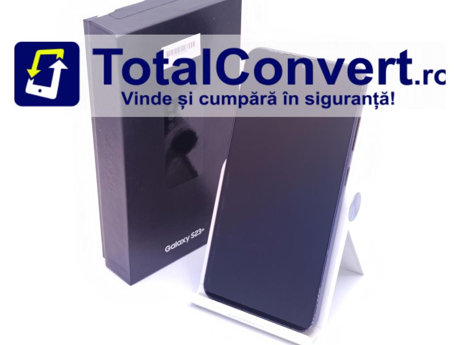 Samsung S23 Plus 256GB Phantom Black 8GB, Garantie 24 luni | #D91916