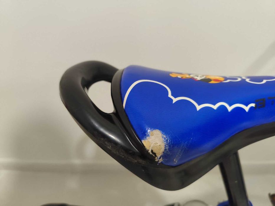 Детски велосипед Byox със спомагателни колела 16" Devil BLUE