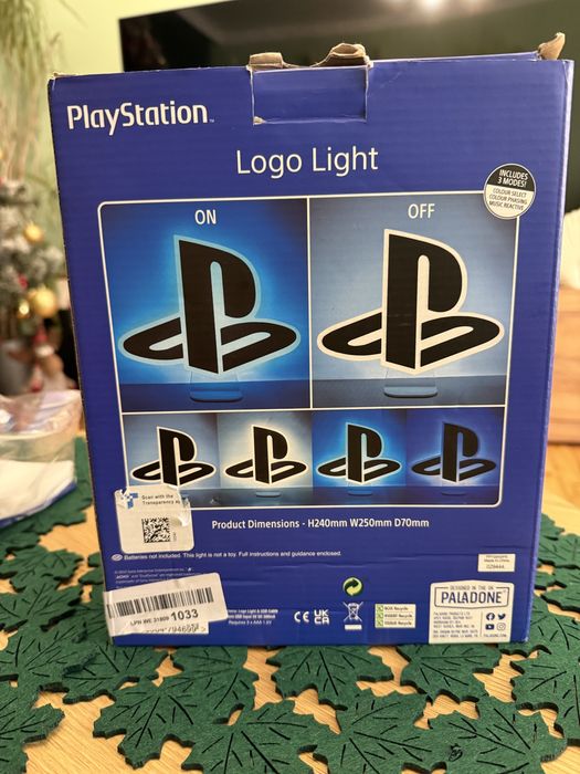 Playstation светеща табела