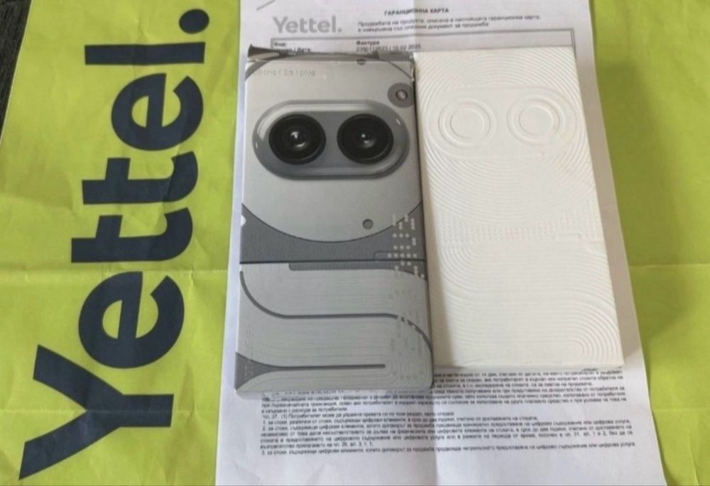 КАТО НОВ 256GB Nothing Phone 2A Plus 5G Гаранция Yettel 2028 Grey