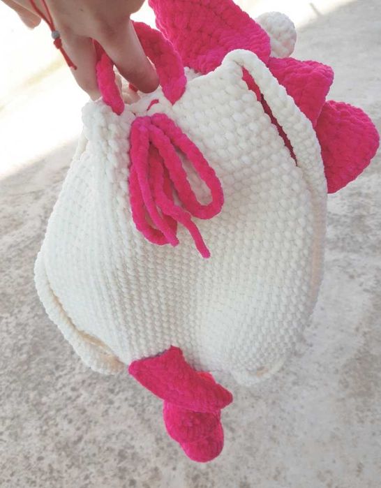 Плетени пухкави раници