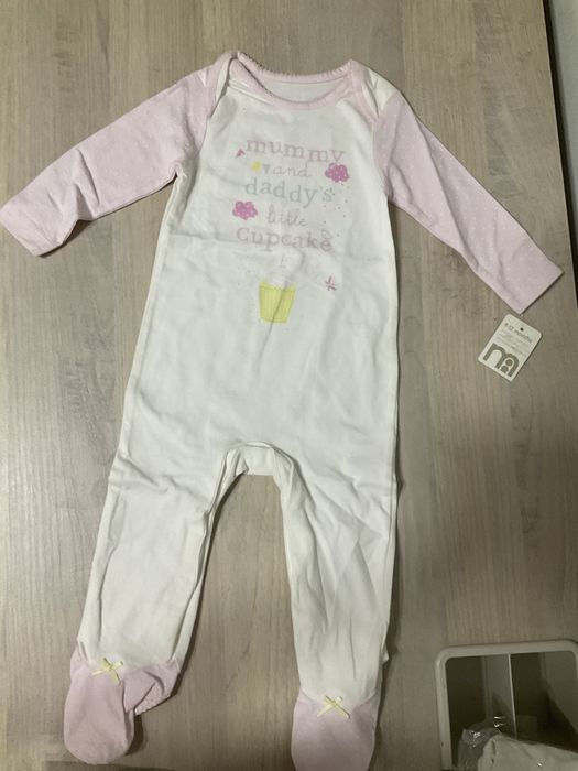 Новый цельный слипер с носочками от mother care