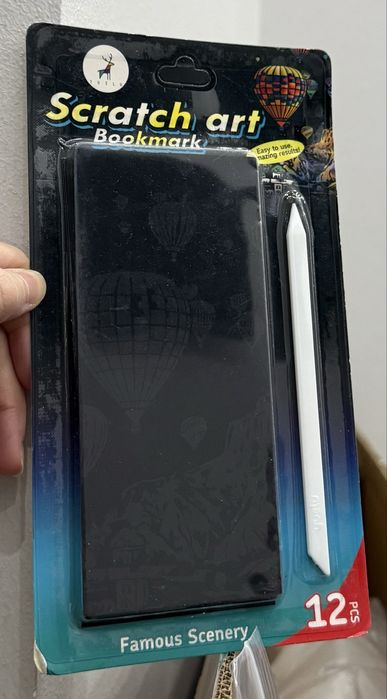 Открытки скретч арт (12шт)