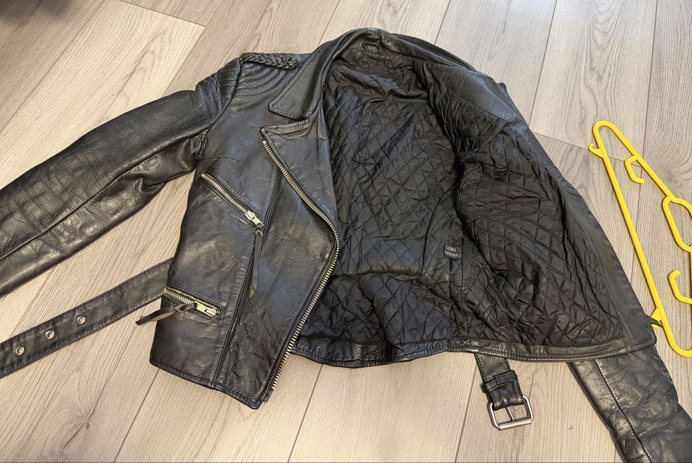 Geaca moto piele mărimea 42