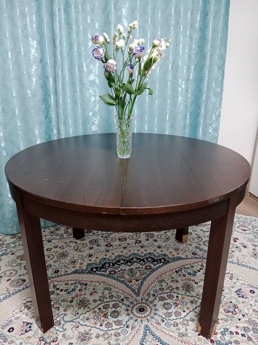 Стол обеденный раздвигается круглый