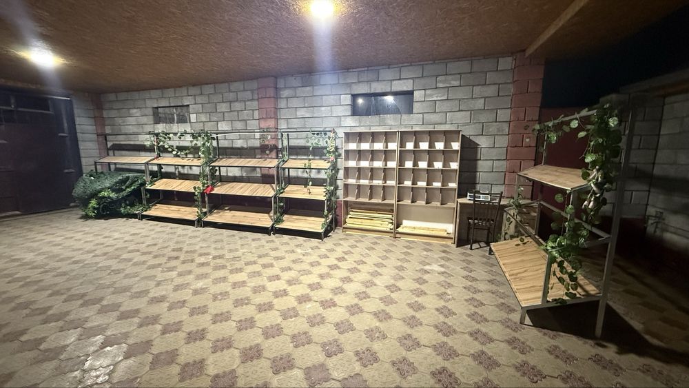 Мебель     Дүкенге арналған сөрелер