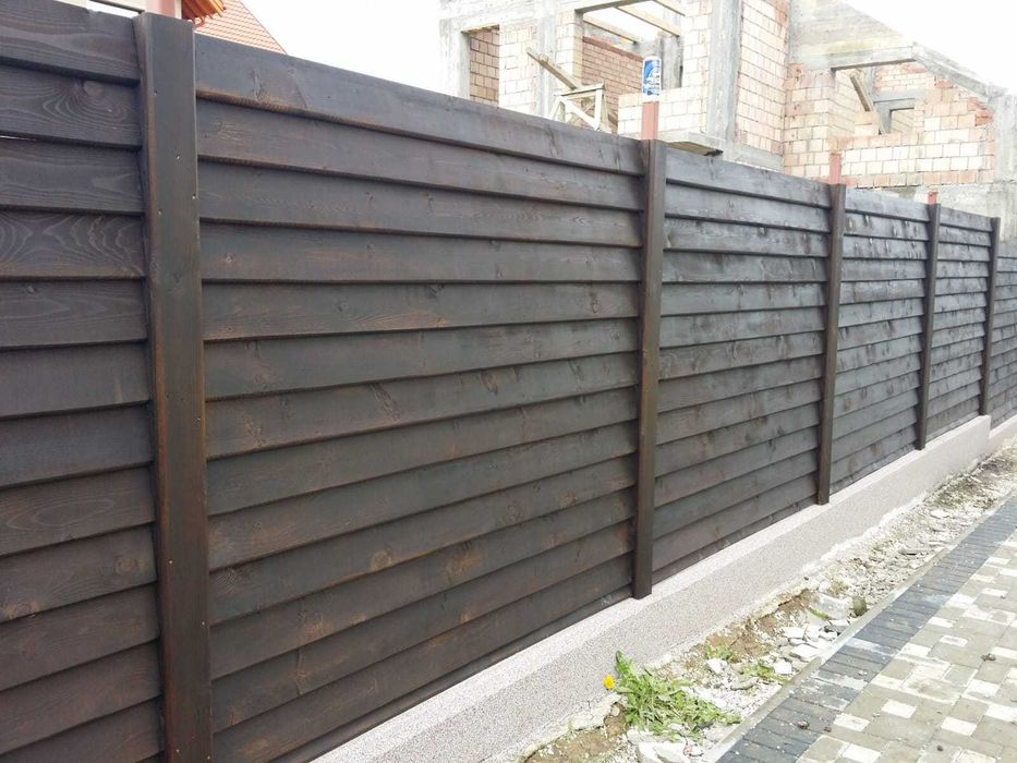 Garduri din panou stil jaluzele, sipca metalica, tabla si alte modele