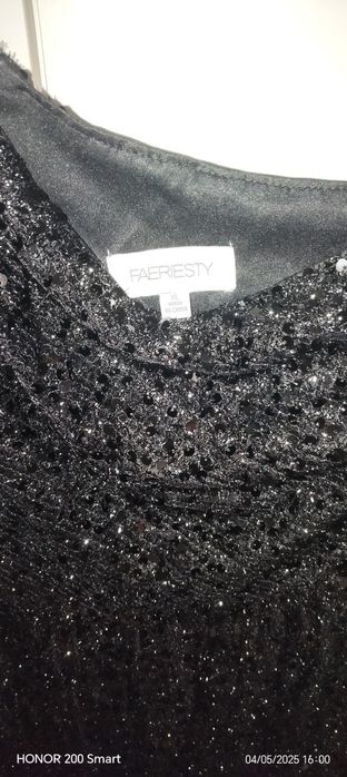 ЯДълга рокля с пайети