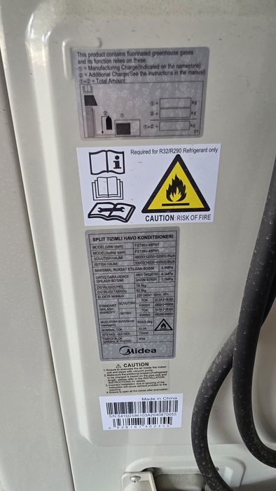 Кондиционер колонный Midea 48 кв.