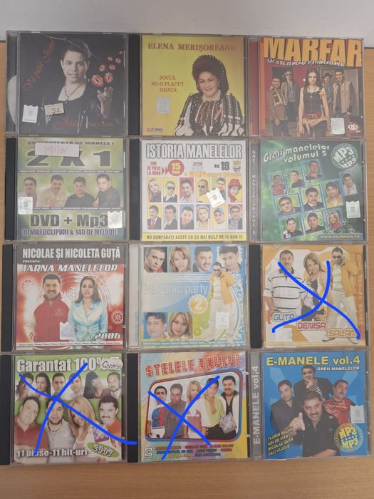 Cd-uri si dvd-uri cu manele