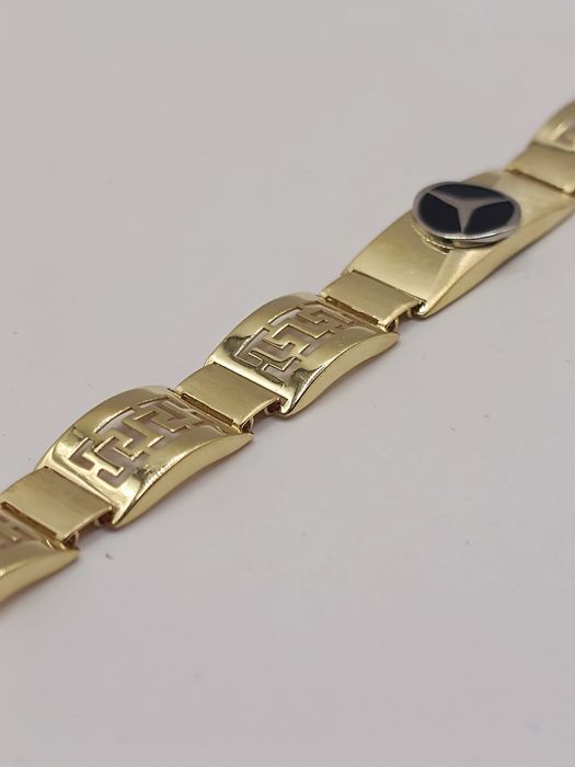 Златна гривна 10.88 гр. 14к проба 585 / 22 см.