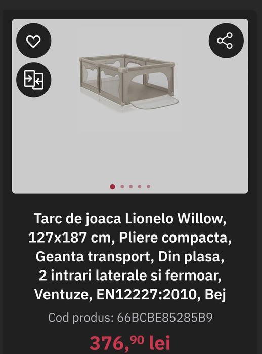 Țarc pentru copii Lionelo