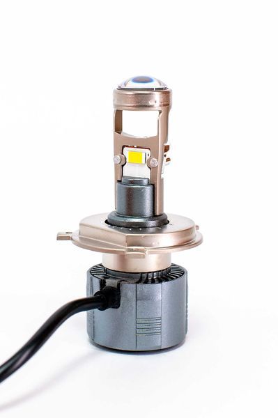 LED Крушки Н4 с лупи,12-24v canbus  1 ГОДИНА ГАРАНЦИЯ