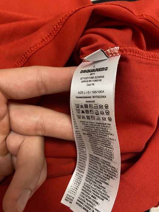 Tricou Dsquared2 Red