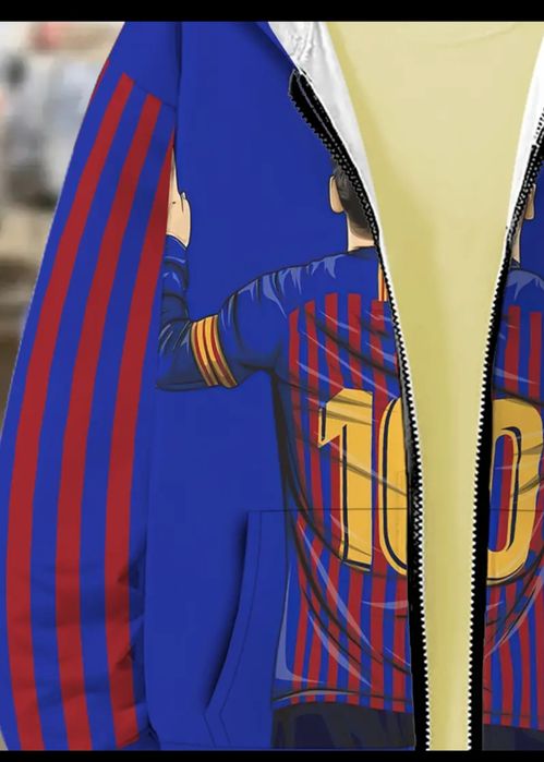 Футболен детски суитшър, Messi, 7-8г, тънко яке