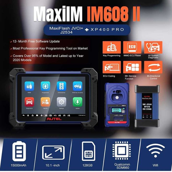 Tester auto Autel MaxiIM IM608 PRO 2 cu 2 ani update gratuit