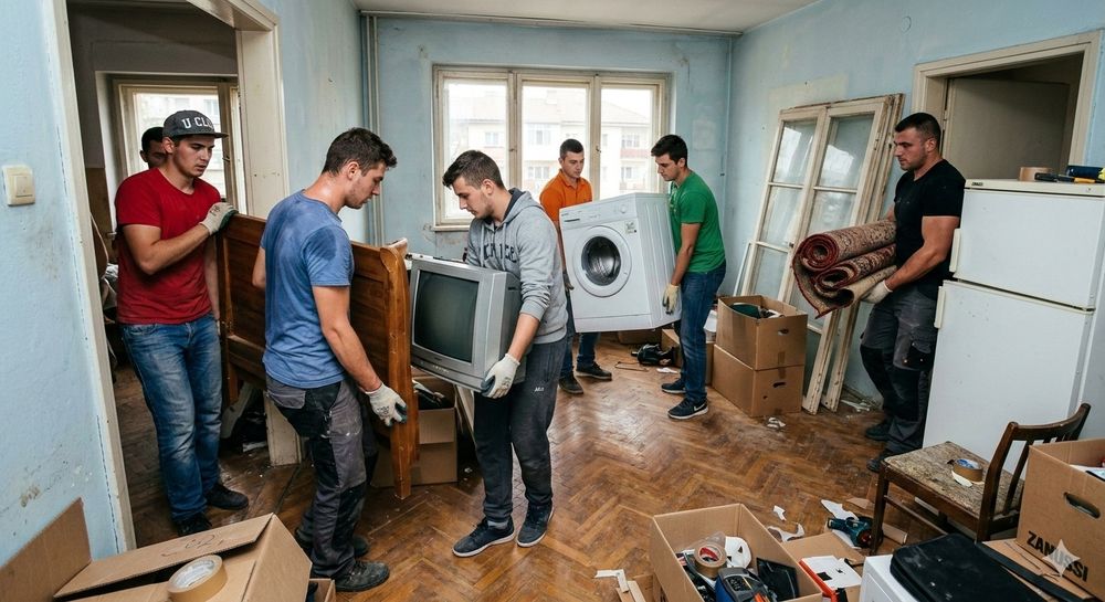 Debarasări,curatenie apartamente,,gunoi,mobila