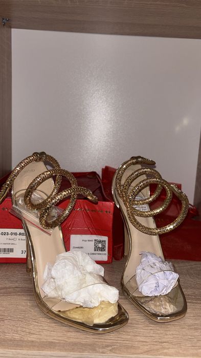 Sandale Renee Caovilla - aurii serpent