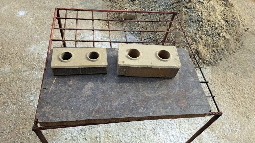 Linie caramida presata lego, malaxor, concasor, presa